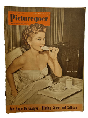Picturegoer Anne Baxter Jane Russell Robert Mitchum - 25th July 1952