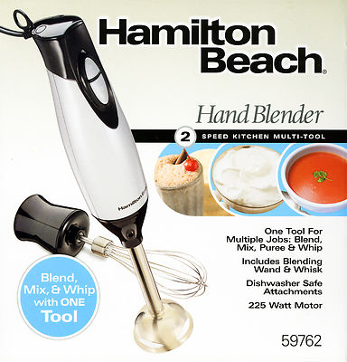 Hamilton Beach HAND BLENDER 2-Speed Blending Wand & Whisk Blend