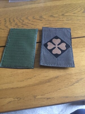 Original 4. Niederländische Division Stoff Formationsschild