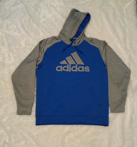 adidas climawarm hoodie blue