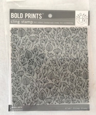 hero arts bold prints 6" cling background stamp lightly used