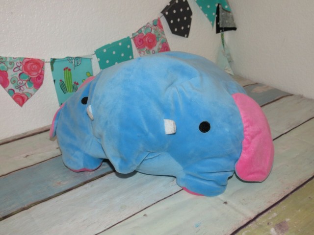 blue elephant doll