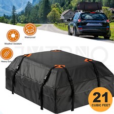 21 Cubic Car Roof Top Rack Carrier Cargo Bag Luggage Storage Soft Box Waterproof