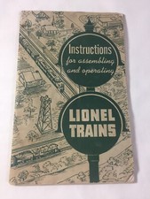 1951 Lionel Trains Instructions For Assembling And Operating Booklet