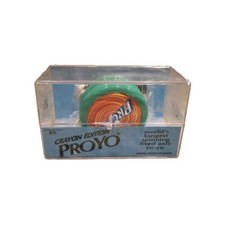 Playmaxx Proyo GT Green Crayon Edition Yoyo Butterfly Shape NEW RARE VINTAGE