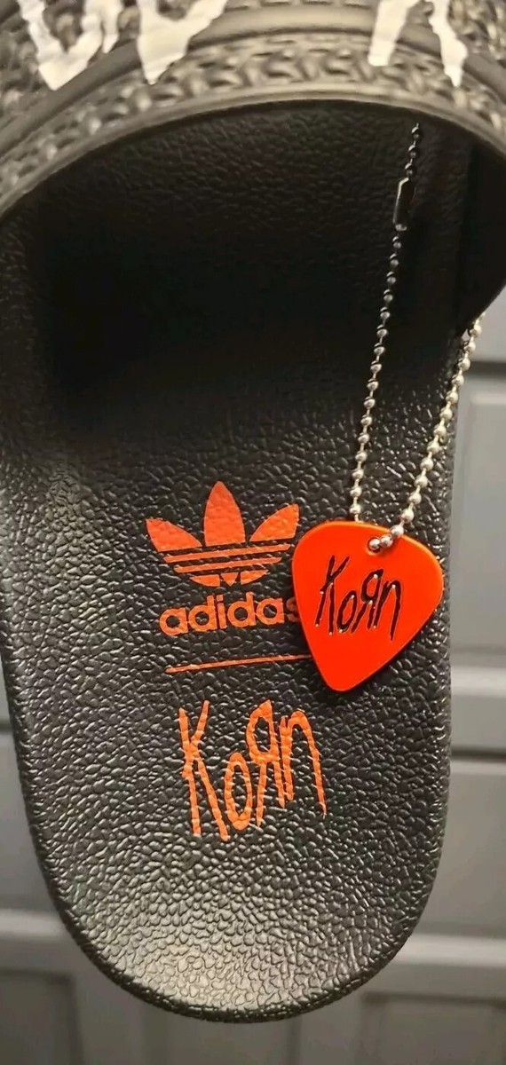 Adidas x Korn Adilette Slides | Mens Size 11 | Stickers Adidas x Korn Adilette Slides | Mens Size 11 | Stickers