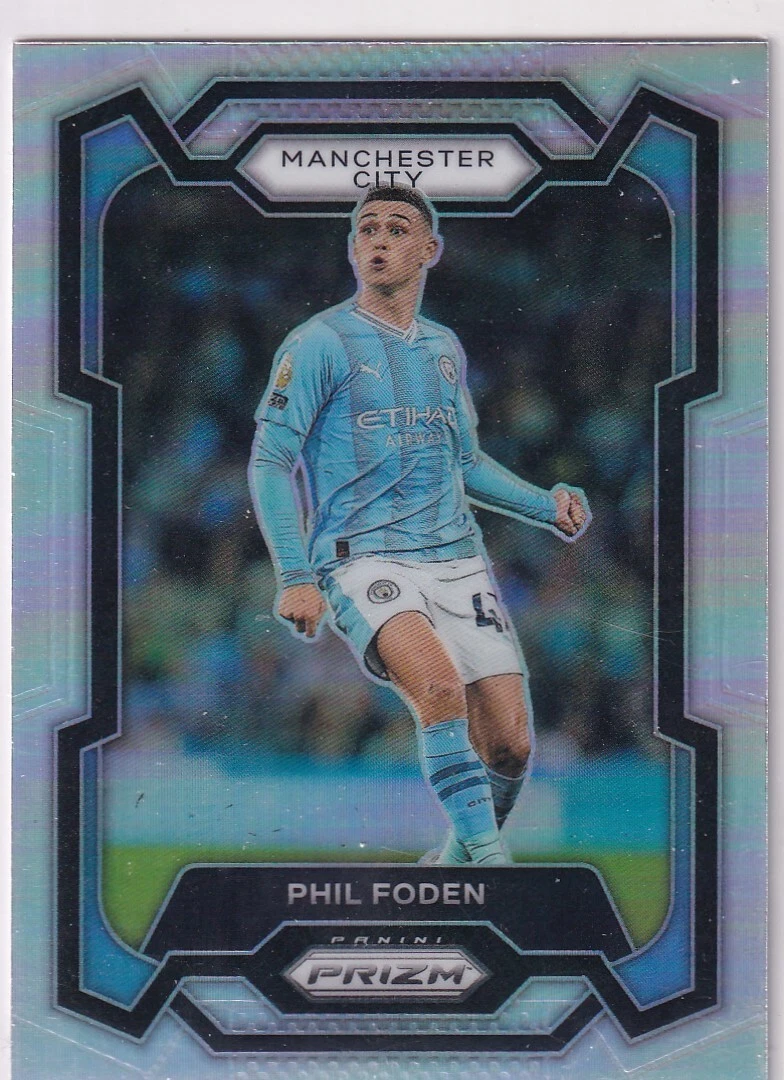 Panini Prizm 2023-24 Premier League Soccer No. 2 Phil Foden Silver 