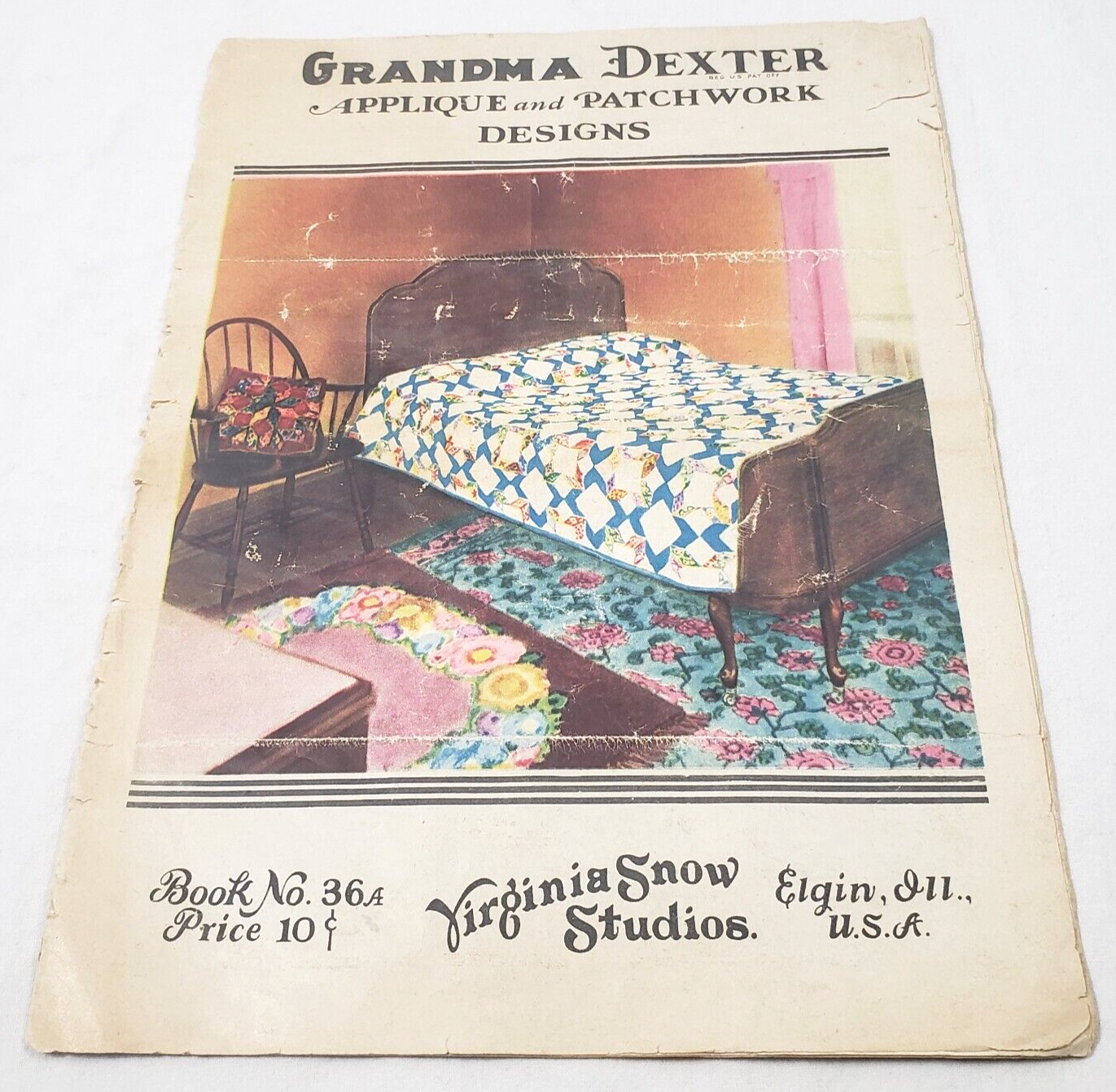Grandma Dexter Applique & Patchwork Designs book #36A Virgina Snow Studios