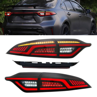 LED Tail Lights for Toyota Corolla 2020-2024 Rear Light LH+RH Taillight Set