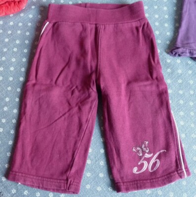 süße lila Jogginghose, bequeme Hose - 74 - dopodopo - Mädchen - Foto