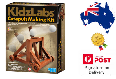 4M KidzLabs Catapult Making Kit Science Building Set Kids Educational Toy