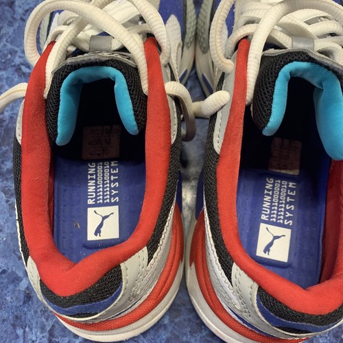 puma rs-x size 7c red white and blue preowned great shape! - Picture 4 of 6