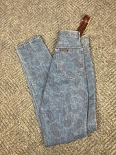 Vintage Sergio Valente Jeans Women's 24x32 Blue High Waist Tapered Leg NOS