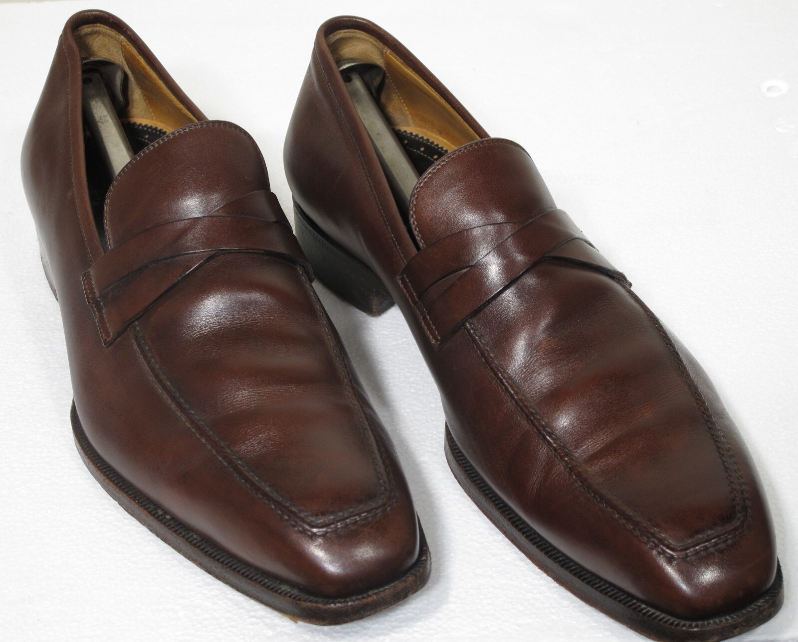 Scarpe Di Bianco Butterfly Loafers Brown Shoes Hand Made in Italy Hand