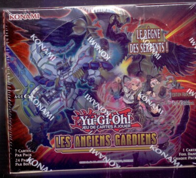 YU GI OH ! 1 BOX MIT 24 BOOSTERN MIT 7 KARTEN DIE ALTEN WÄCHTER