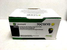 Lexmark Yellow Extra High-Yield Toner, 70C1XY0 Cartridge  NIB