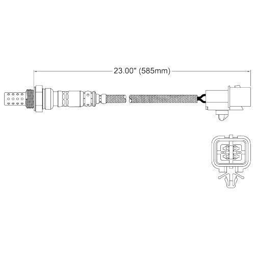 Oxygen Sensor O2 for Mitsubishi Pajero NP 3.5 6G74 6/2003 to 5/2004 Oxygen Sensor O2 for Mitsubishi Pajero NP 3.5 6G74 6/2003 to 5/2004