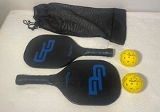 Go Time Gear Pickleball Paddles Set Of 2 With 2 Balls