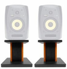 Rockville 8  Wood Studio Monitor Speaker Stands For KRK VXT-6 Monitors