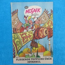 FEHLDRUCK Schrägschnitt MOSAIK Digedags Nr 217 Fliegende Teppiche über Istanbul