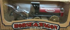 1990 Horse Wagon True Value Coin Bank ERTL NIB