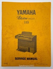 Original Yamaha Electone Organ Service Manual -- 115
