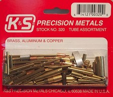 K  S Metals 320 Brass, Aluminium  Copper Tube Assortment Offcuts POD Post