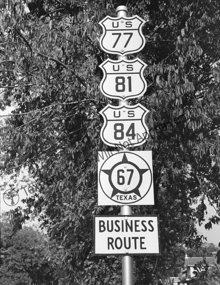 1939 Highway Signs, Waco, Texas Vintage Old Photo 8.5" x 11" Reprint | eBay
