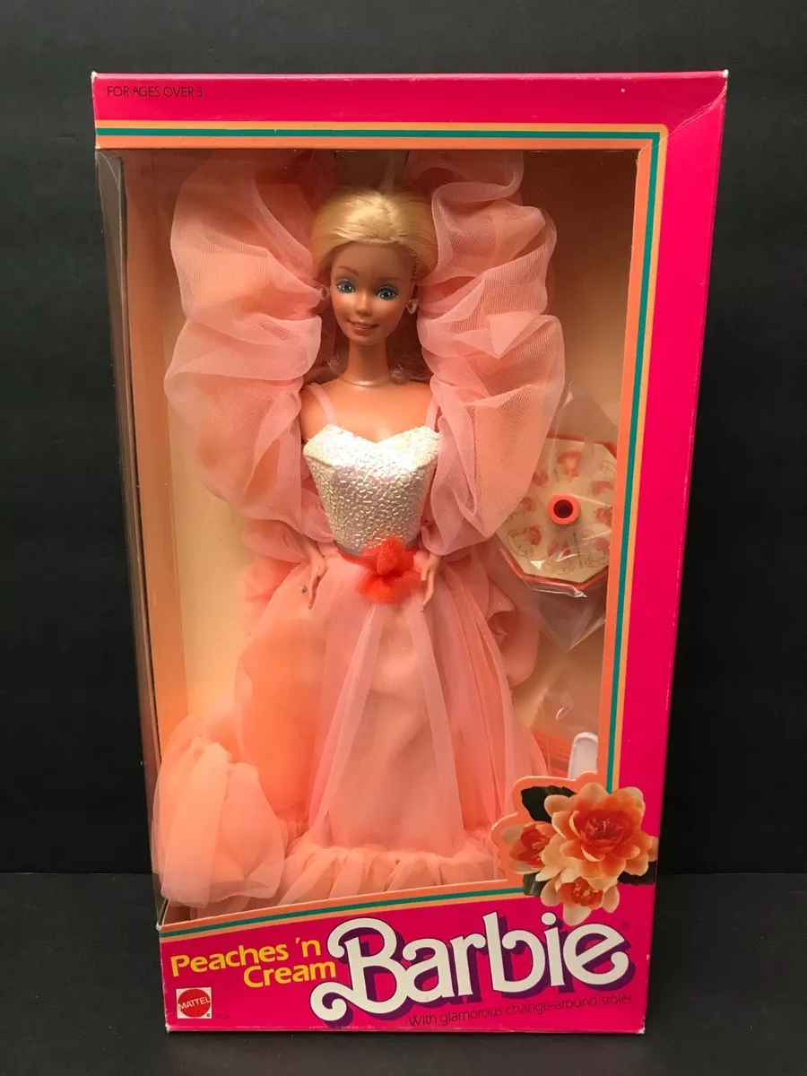 Peaches and cream barbie doll deals