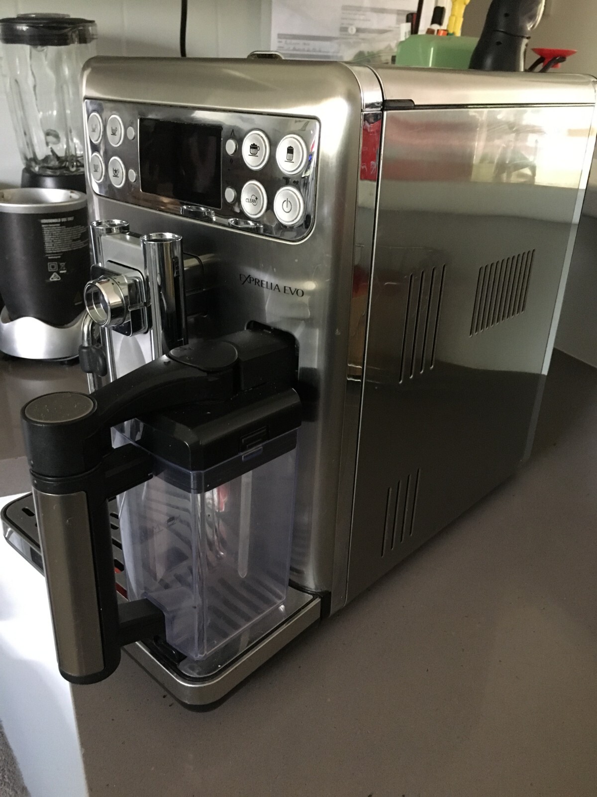Saeco Exprelia Evo SuperAutomatic Coffee Machine Stainless Steel RRP