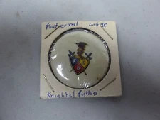 OLD RARE VINTAGE PINBACK FRATERNAL LODGE KNIGHTS PUTHIAS SOMMER BADGE MFG CO