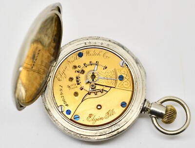 1893 Elgin 7 Jewel Open Face Pocket Watch #WATCH178 | eBay