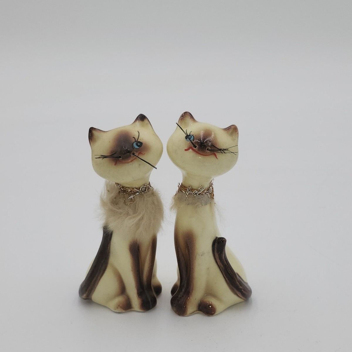 VTG Lego Japan Salt & Pepper Shakers Winking Siamese Cats