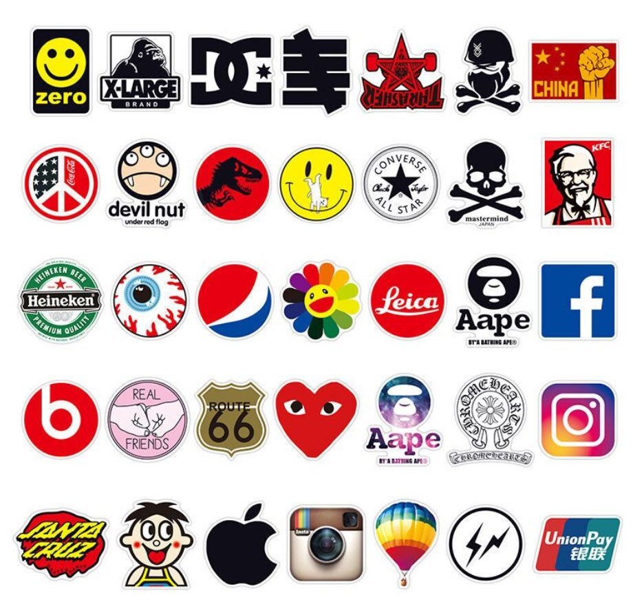 100Pcs Sticker Pack Bomb Vinyl Graffiti Decal Dope Skateboard Luggage Laptop Car 4