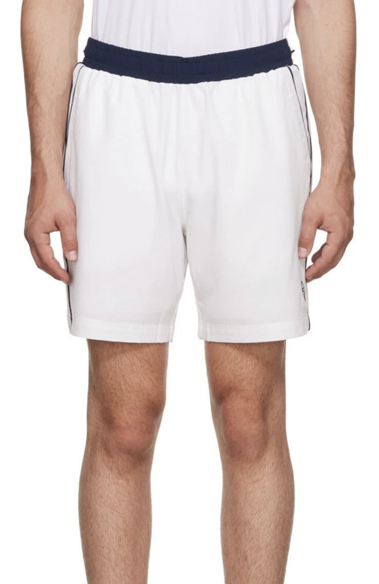 【Sergiotacchini】 W 2IN1 SHORTS /追跡付 New Sergio Tacchini TCP Shorts White & Blue Maritime Tennis