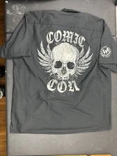 Vintage Redcap RED CAP Work Wizard World Comic Con Button Down XXL