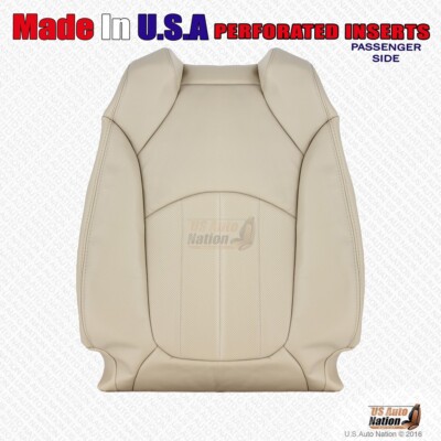 2009 2010 2011 2012 Chevy Traverse LTZ - RIGHT Top Perforated Leather Cover Tan
