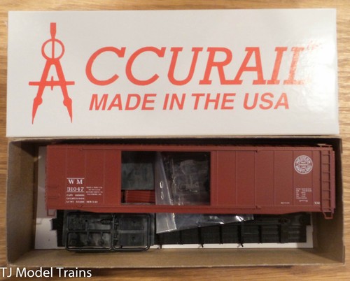 Accurail HO #5241 WESTERN MARYLAND 50' AAR VAGÓN DE CARGA REMACHADO PUERTA DOBLE | Zustand: New