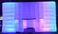 US STOCK 26ft Inflatable Night Club LED Inflatable Cube Tent For Party Wedding