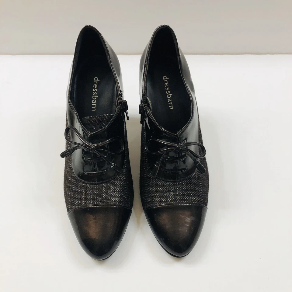 Mujer Vestido Granero Marrón Botines Talla 6 1/2 M Tania 3 1/4" Tacón Foto 2 de 4