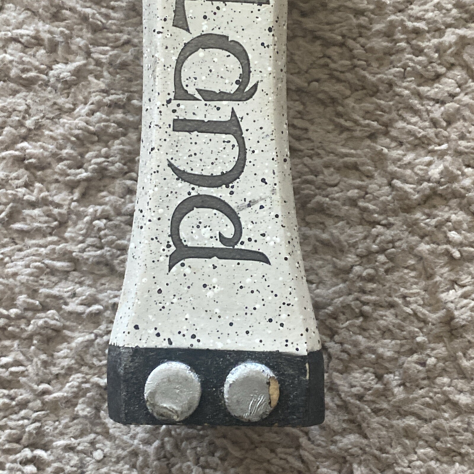 Highland Brewing Black Mocha Stout Draft Beer Tap Handle Asheville NC