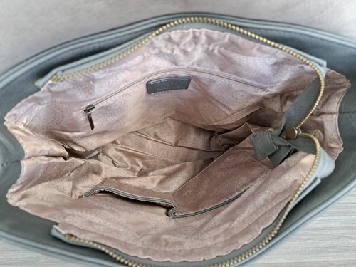 Zaino Joy Susan Colette Vegan in pelle grigio chic viaggio lavoro tutti i giorni nuovo con etichette - Foto 9 di 12