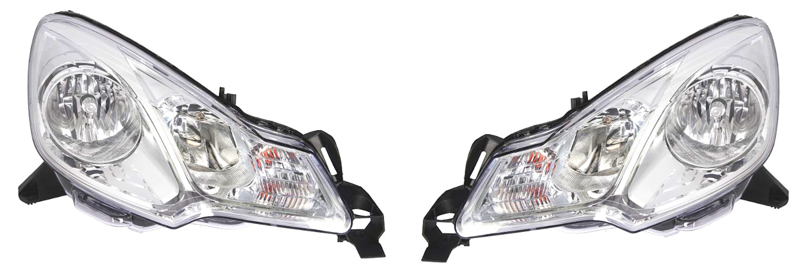 Phare avant pour Citroën DS3 pack de 2 optiques électriques avec moteur