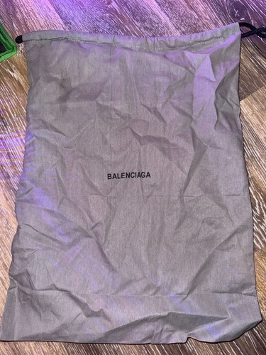Balenciaga Dust Shoe Bag GRAY 15"x10" Drawstrings