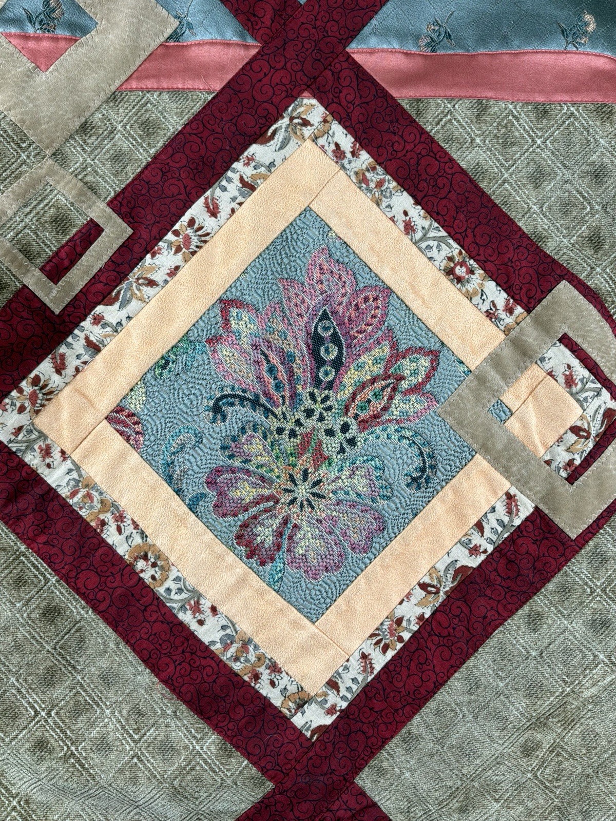 Vintage 90’s Tapestry Patchwork Jacket Women’s  S… - image 13