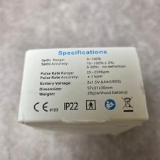 Alecaremed Fingertip Pulse Oximeter SpO2 Pulse Rate Monitor IP22 Water Resistant