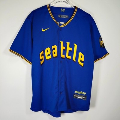 Ken Griffey Jr. #24 Baseball Jersey,Embroidered,Dark Blue