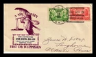 US COVER USS GWIN DD-433 FIRST DAY IN COMMISSIONING NAVAL CANCEL