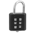 Luggage Locks 6 Digit Coded Locks Metal Hanging Lock for Luggage Gym Backpack