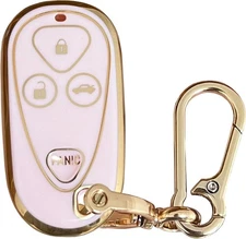 Key Fob Cover Fit for Acura Keyless Entry Remote Control Protective Pink 